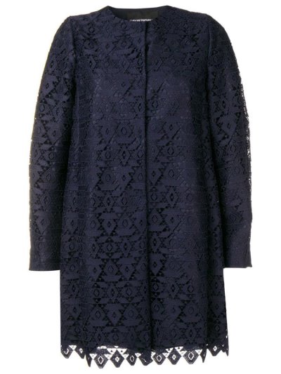 Abrigos Armani Emporio Macramé Geometric Patterned Mujer Moradas | BB4O0J5L