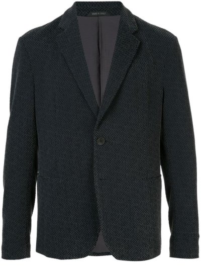 Blazers Giorgio Armani Casuales Fit Hombre Negras | CMA9UOSG