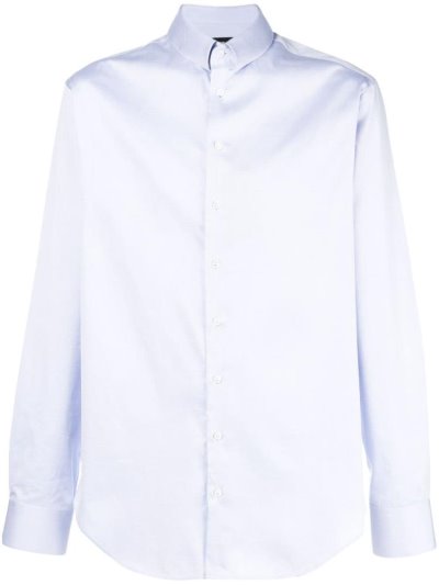Camisas Giorgio Armani Plain Hombre Azules | 2DWODH0L