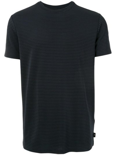 Camiseta Armani Emporio Striped Basic Hombre Azules | DLHCBZV4