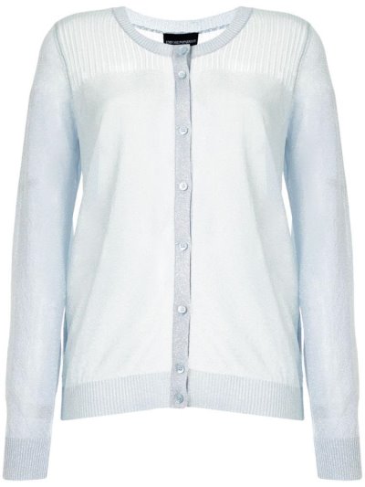 Cárdigan Armani Emporio Glitter Knit Mujer Azules | 0V12JCEG
