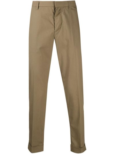 Pantalones Armani Emporio Cropped Chino Hombre Beige | 36Q3SEY8