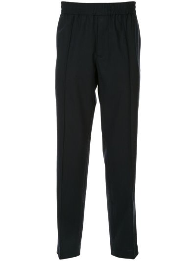 Pantalones Armani Emporio Elasticated Tailored Pants Hombre Azules | QBH4TF7X
