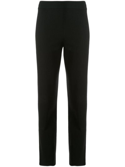 Pantalones Armani Emporio High Rise Cropped Mujer Negras | C2VZLKCF