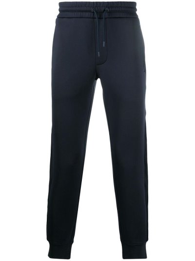 Pantalones Armani Emporio Jersey Sweatpants Hombre Azules | OXP28V2E