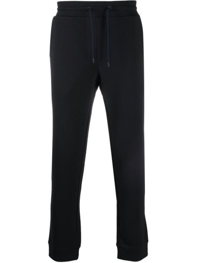 Pantalones Armani Emporio Slim Fit Pista Hombre Azules | MFHC6SL4