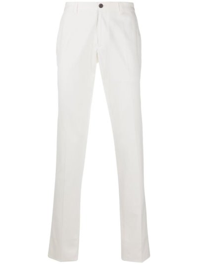 Pantalones Armani Emporio Straight Leg Tailored Pants Hombre Blancas | ERZ56TMO