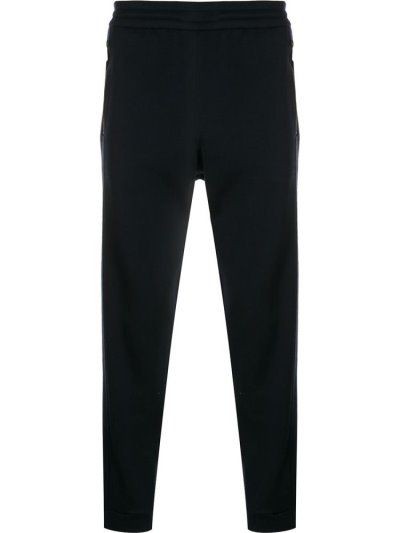 Pantalones Giorgio Armani Elastic Cintura Pista Hombre Azules | 1MVJRXRB