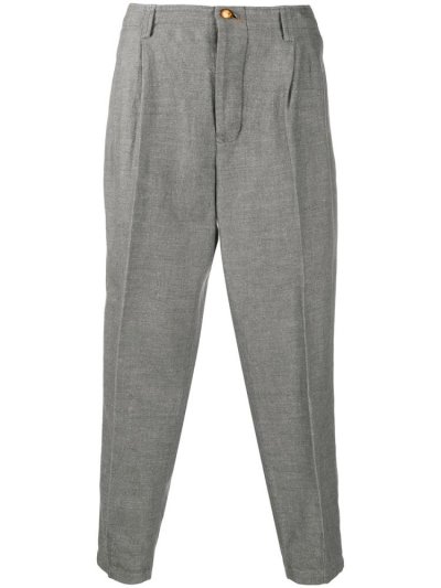 Pantalones Giorgio Armani Tapered Dart Hombre Gris | 52K9IZAT