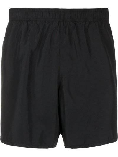 Swim Shorts Ea7 Emporio Armani Logo Print Hombre Negras | NEZ6HPE7