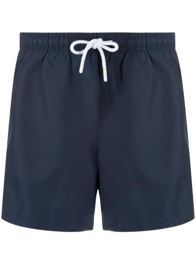 Swim Shorts Armani Emporio Logo Hombre Azules | JXN7QCHV
