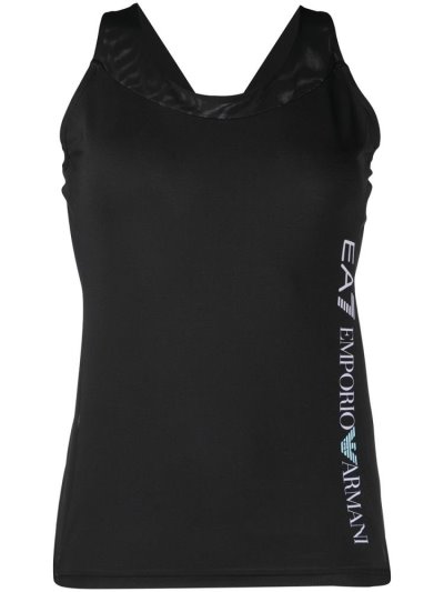 Tank Tops Ea7 Emporio Armani Ventus 7 Compression Mujer Negras | TMXLLLZH