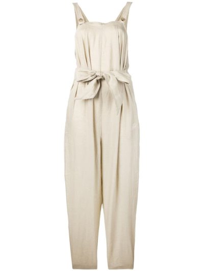 Trajes Armani Emporio Bow Detail Playsuit Mujer Beige | NXWJ19PK