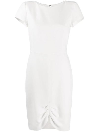 Vestido Armani Emporio Gathered Hem Midi Mujer Blancas | 2XB02WT5